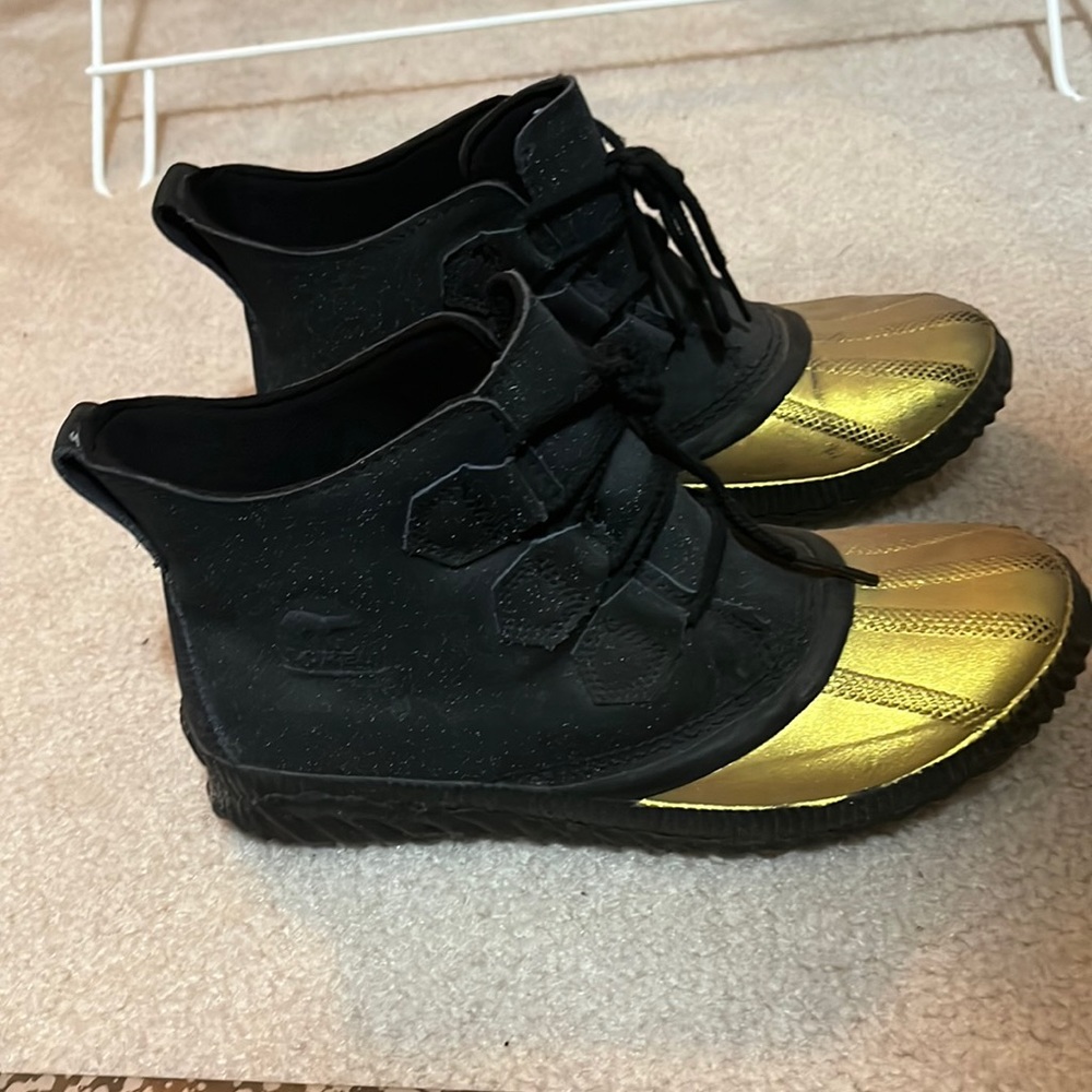 Gently worn Sorel duck boots